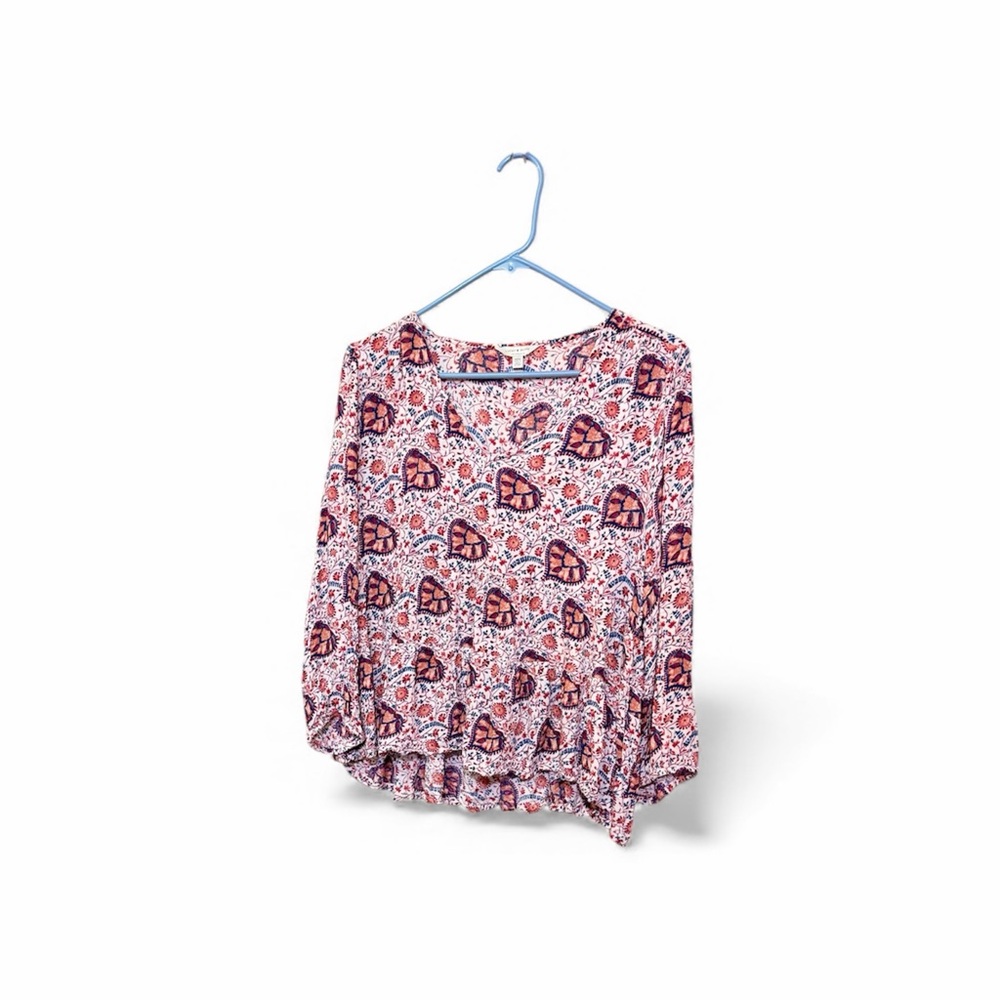 Lucky Multicolor Paisley Print Flare Blouse Sz M
#Paisley #Fairy #Whimsy